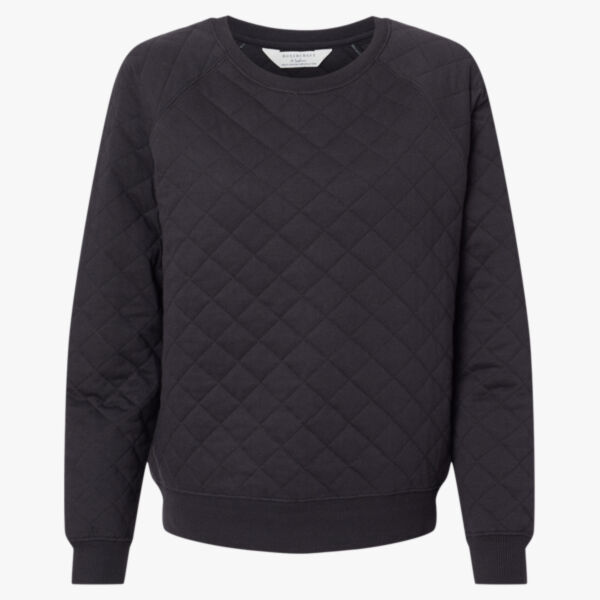 Women's Quilted Crewneck Pullover Thumbnail