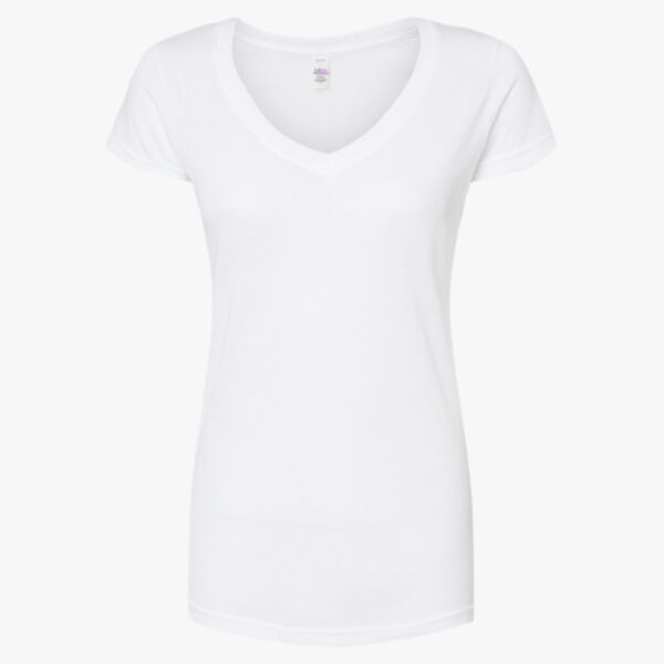 Women's Poly-Rich V-Neck T-Shirt Thumbnail