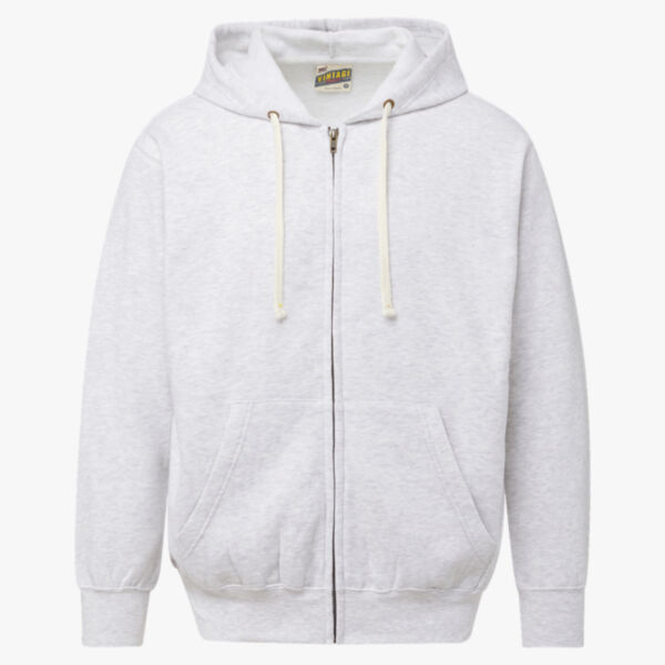 Unisex Vintage Fleece Full-Zip Hooded Sweatshirt Thumbnail