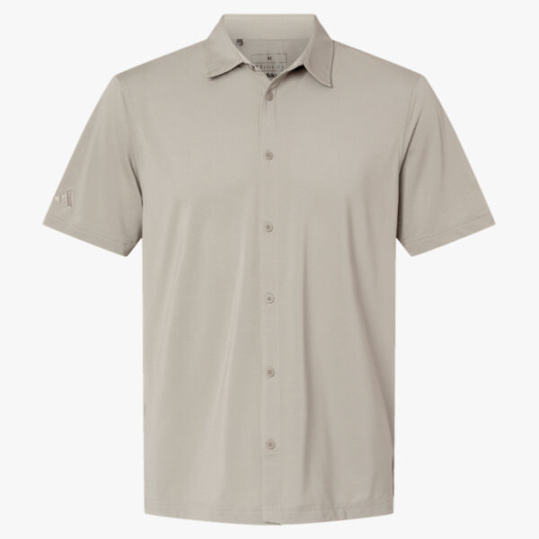 Men's Full Button Down Short Sleeve Shirt Thumbnail