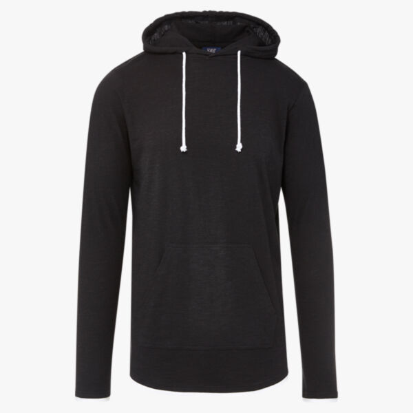Unisex Miles Slub Hooded Long Sleeve T-Shirt Thumbnail