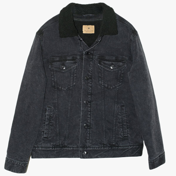 Unisex Sherpa-Lined Denim Jacket Thumbnail