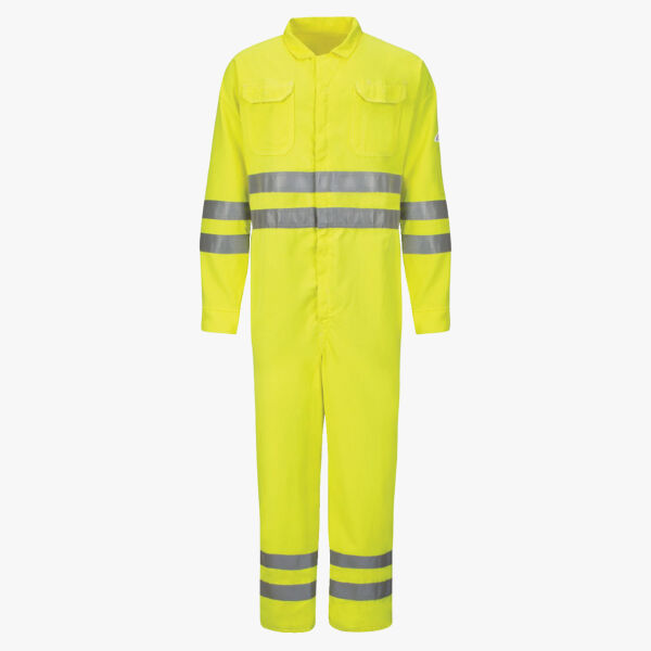 Men's Hi-Vis Deluxe Coverall with Reflective Trim - CoolTouch® 2 - 7 oz. Thumbnail
