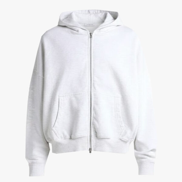 Unisex Garment-Dyed Cropped Full-Zip Hooded Sweatshirt Thumbnail