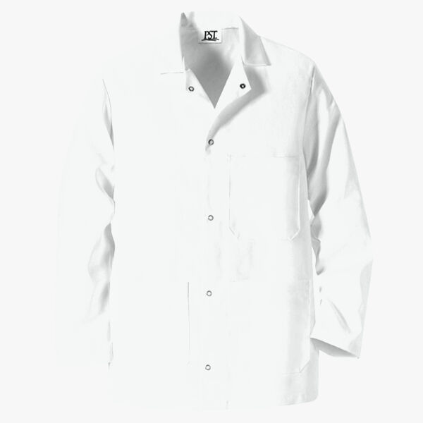 Gripper Front Short Butcher Coat Thumbnail