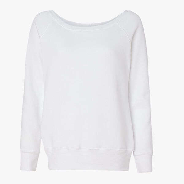 Women’s Sponge Fleece Wide Neck Sweatshirt Thumbnail
