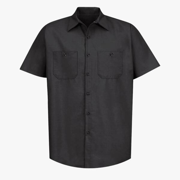 Men's Industrial Short Sleeve Work Shirt Thumbnail
