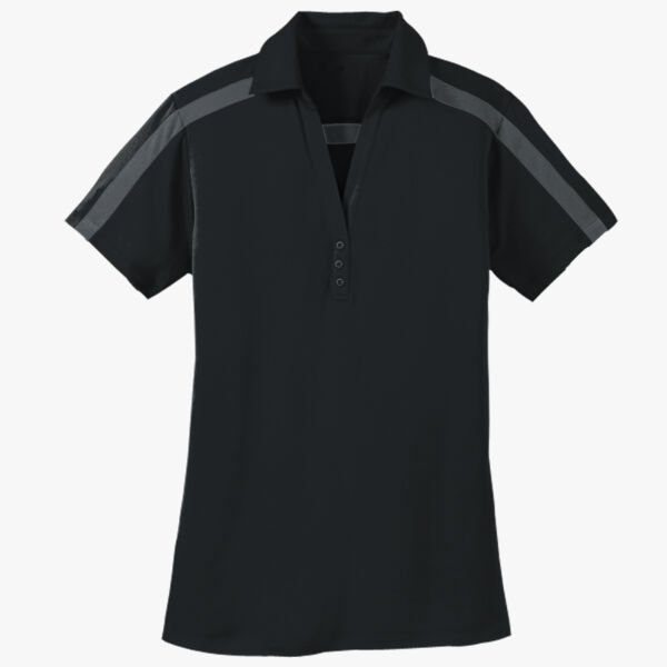Women's Silk Touch Performance Colorblock Stripe Polo Thumbnail