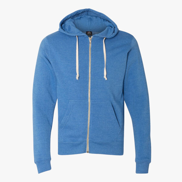 Men's Triblend Full-Zip Hooded Sweatshirt Thumbnail