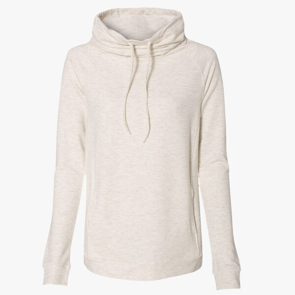 Women’s HeatLast™ Fleece Faux Cashmere Funnel Neck Sweatshirt Thumbnail