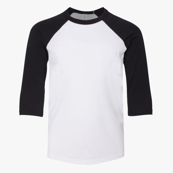 Youth Three-Quarter Sleeve Baseball Tee Thumbnail