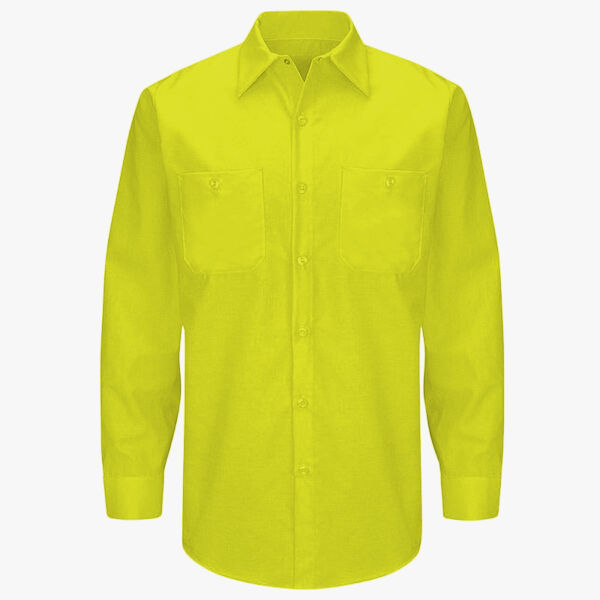 Men's Enhanced & Hi-Visibility Long Sleeve Work Shirt Thumbnail