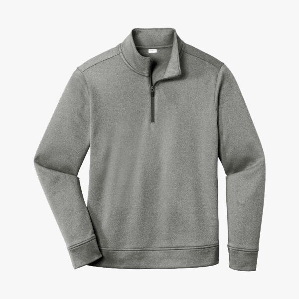 PosiCharge ® Sport Wick ® Heather Fleece 1/4 Zip Pullover Thumbnail
