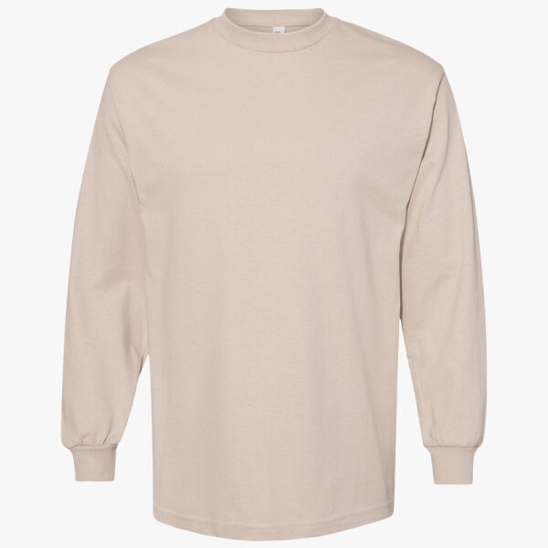 Unisex Heavyweight Cotton Long Sleeve Tee Thumbnail