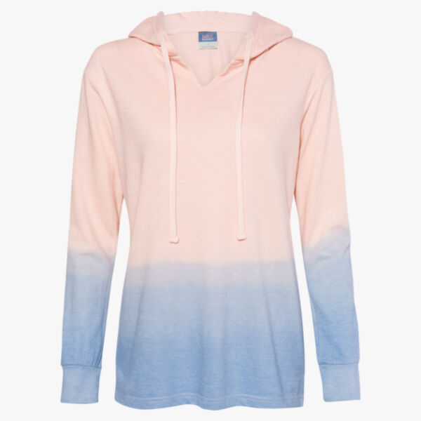 Women's French Terry Ombré Hooded Sweatshirt Thumbnail
