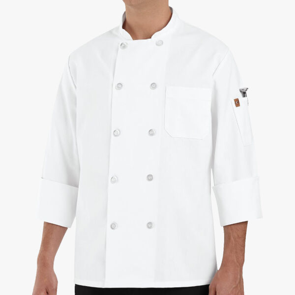 Ten Pearl Button Chef Coat Thumbnail