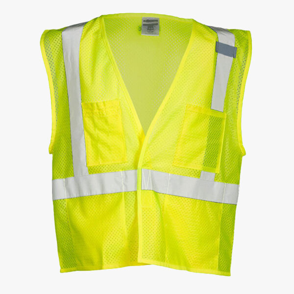 Unisex 4 Pocket Hook-and-Loop Mesh Vest Thumbnail