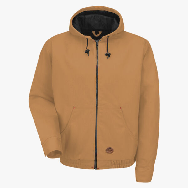 Men's Blended Duck Zip-Front Hooded Jacket Thumbnail