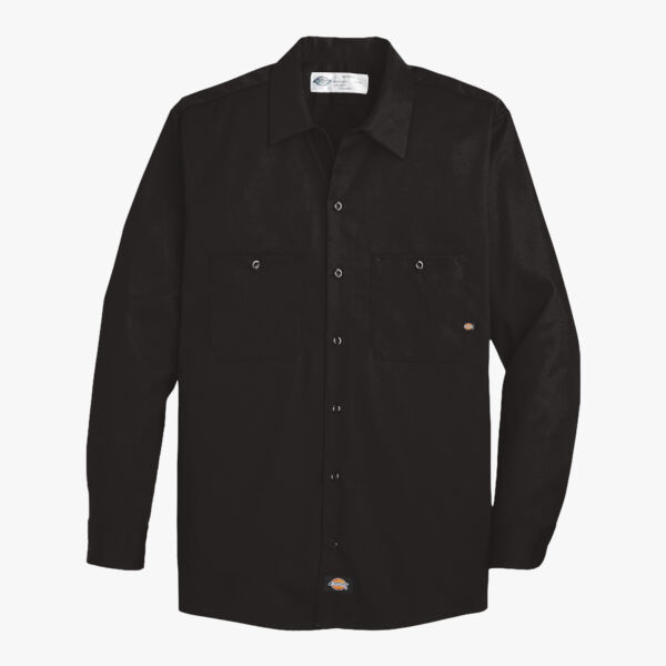 Men's Industrial Cotton Long Sleeve Work Shirt Thumbnail