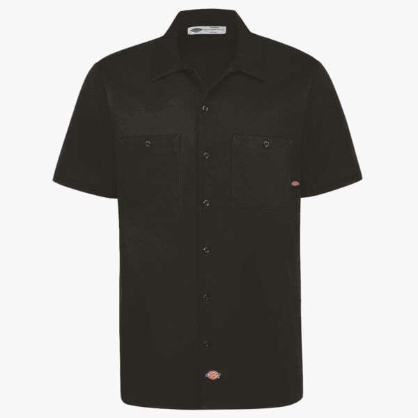 Men's Industrial Short Sleeve Cotton Work Shirt Thumbnail