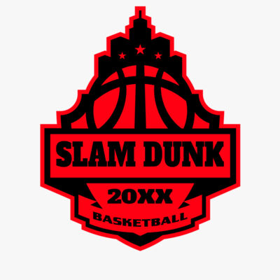SLAM DUNK Basketball Logo Template Thumbnail