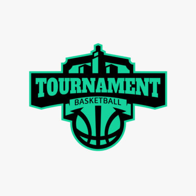 Tournament Basketball logo template Thumbnail