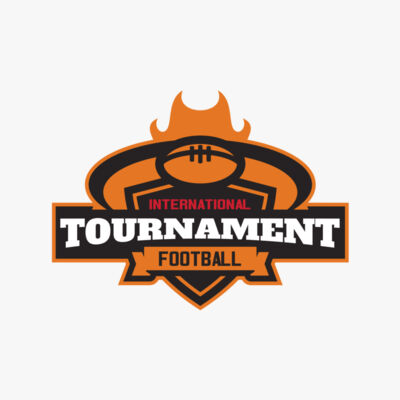 Tournament International Football logo template Thumbnail