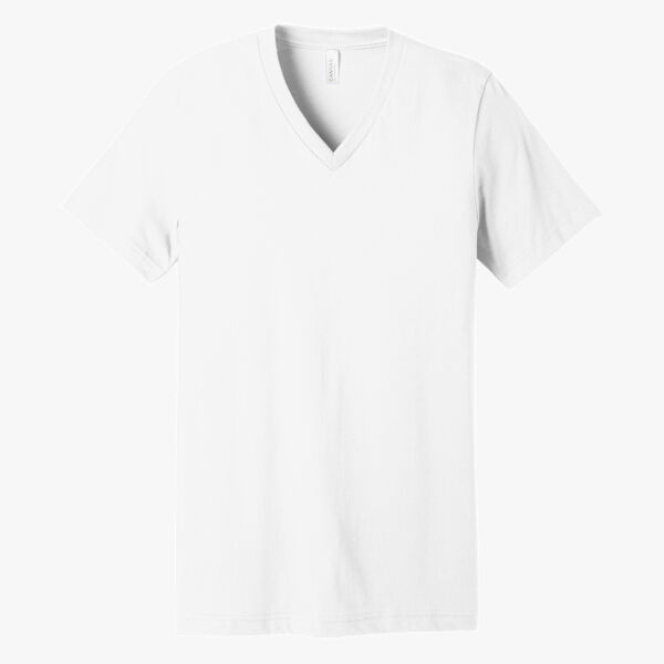 Unisex Jersey Short Sleeve V-Neck Tee Thumbnail