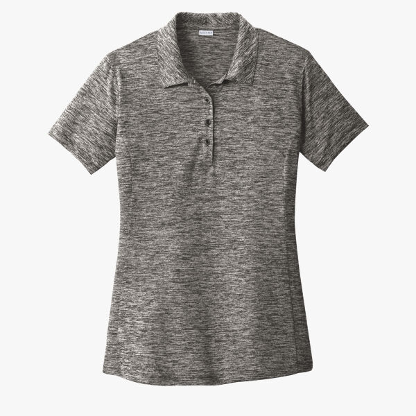 Ladies PosiCharge ® Electric Heather Polo Thumbnail