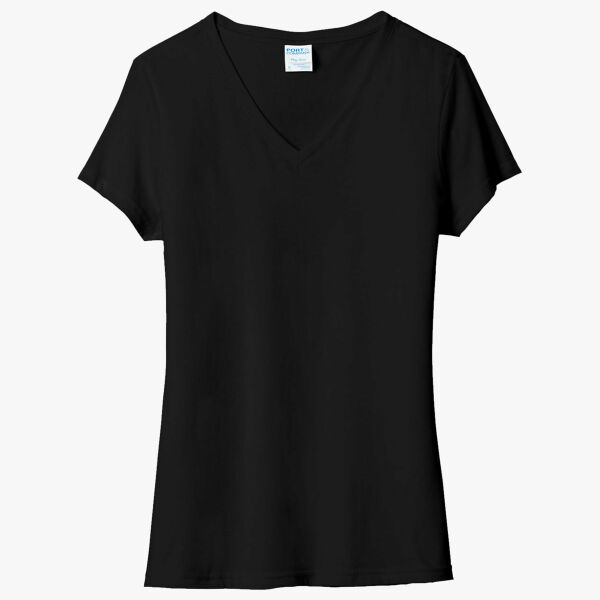 Ladies Tri Blend V Neck Tee Thumbnail