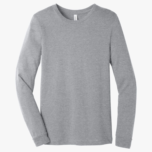 Unisex Heather CVC Long Sleeve Tee Thumbnail