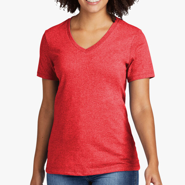 Women's Recycled Blend V Neck Tee Thumbnail