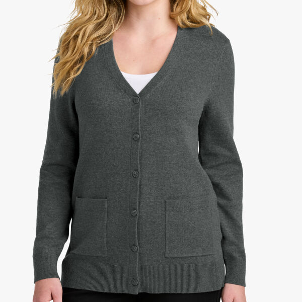 Women's Easy Care Button Up Cardigan Sweater Thumbnail