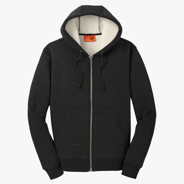 Heavyweight Sherpa Lined Hooded Fleece Jacket Thumbnail