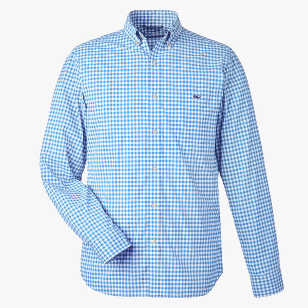 On-The-Go Nylon Gingham Shirt Thumbnail