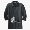 Women's Silk Touch 3/4 Sleeve Polo Thumbnail